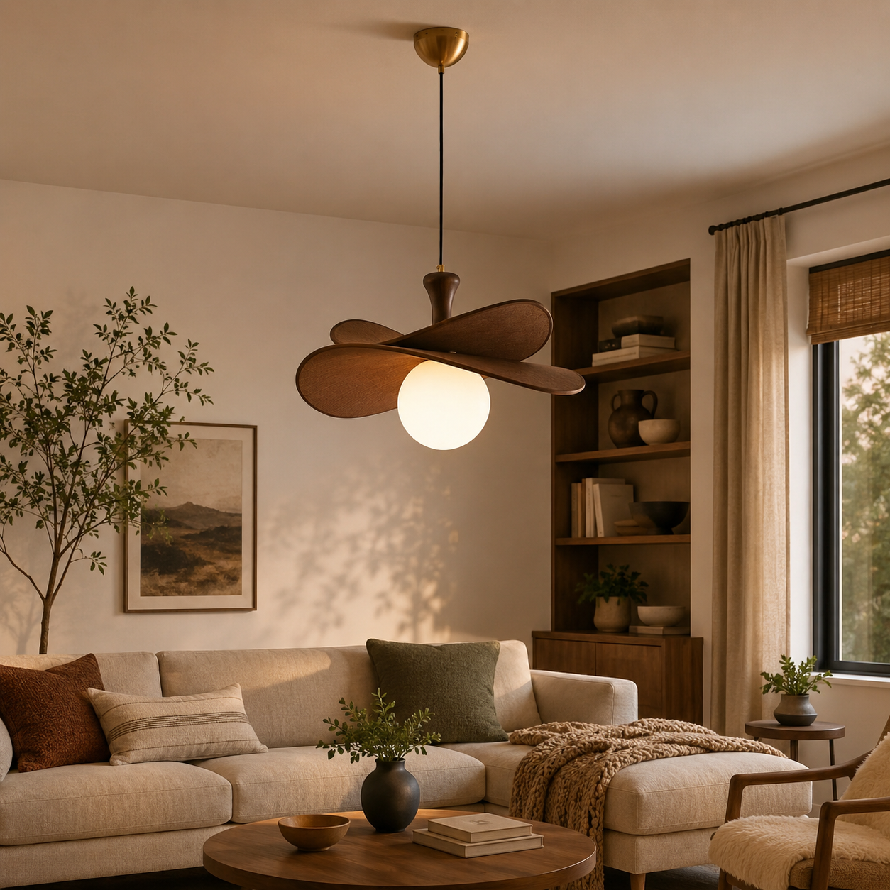 LAMPHAHA Bloom Petals Pendant Light / Chandelier