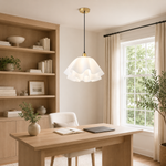 Petal-Shaped Pendant Light
