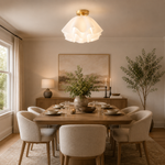 Petal-Shaped Ceiling Light