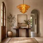LAMPHAHA Petals Glass Chandelier