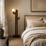LAMPHAHA Cactus Wood Floor Lamp