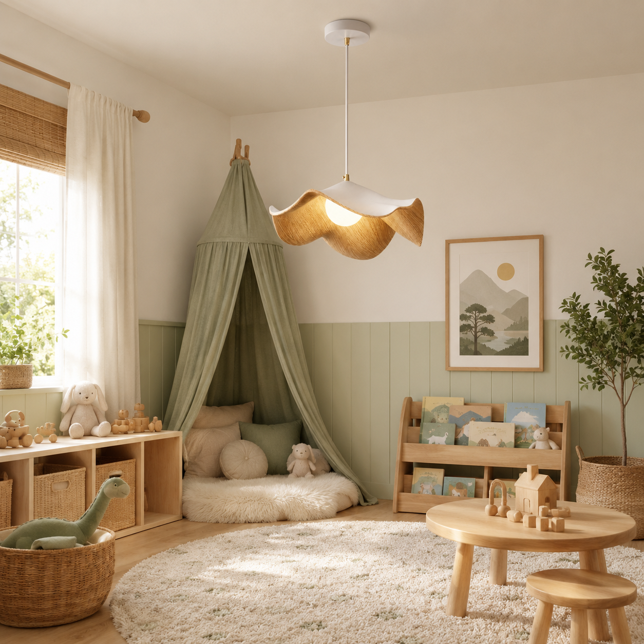 Lotus Leaf Pendant Light