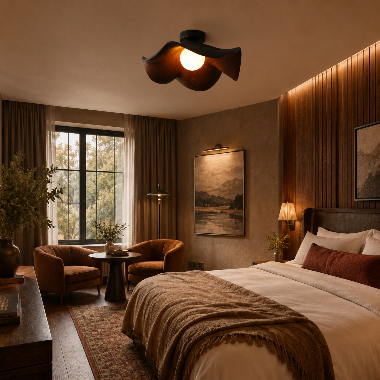 Lotus Leaf Ceiling Light