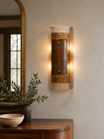 Cinder Veil Wall Sconce in a refined interior, 3:4 scene hero