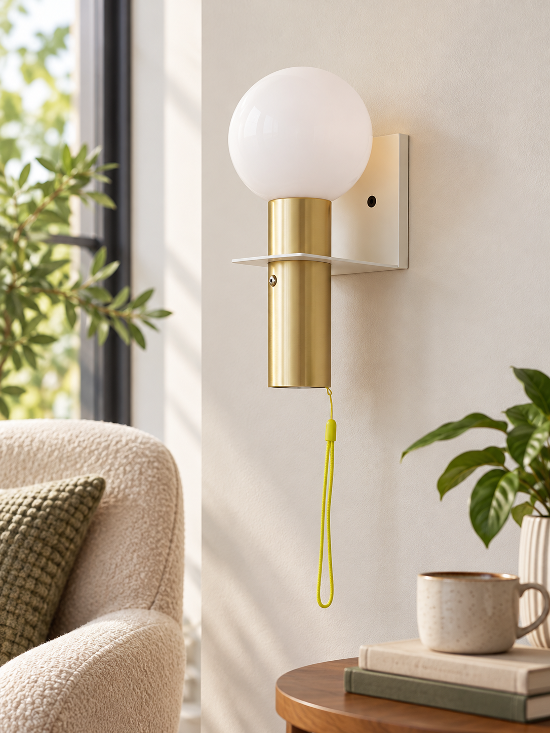 MB4749 daylight room setting lamp switched off