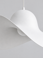 Hat Pendant Light white detail