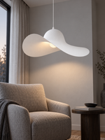 Hat Pendant Light white reading