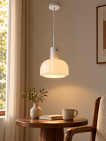 Scalloped glass pendant, configuration 1, lifestyle hero