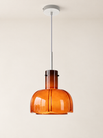 Scalloped glass pendant, configuration 2