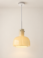 Scalloped glass pendant, configuration 3