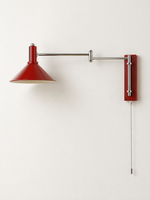 Swing-arm cone wall light, configuration 4