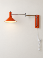 Swing-arm cone wall light, configuration 8