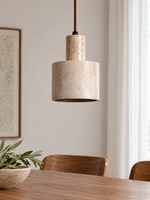 Stepped Travertine Cylinder Pendant — 01_standard