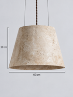 Travertine Cone Pendant Light — 02_large