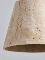 Travertine Cone Pendant Light — 04_detail
