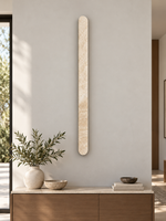 Slim Rounded Travertine LED Wall Light — product view