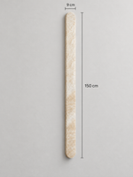Slim Rounded Travertine LED Wall Light — product view