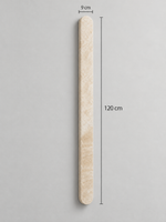 Slim Rounded Travertine LED Wall Light — product view