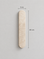 Slim Rounded Travertine LED Wall Light — product view