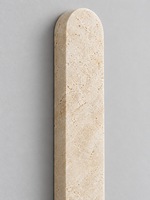 Slim Rounded Travertine LED Wall Light — product view