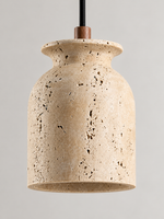 Travertine shade detail, light off — model 60780