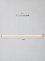 Linear Rice Paper LED Pendant — product view
