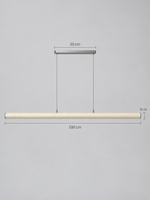 Linear Rice Paper LED Pendant — product view