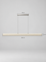 Linear Rice Paper LED Pendant — product view