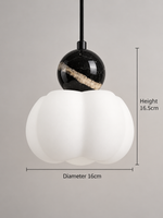 Marble and Sculpted Shade Pendant Light — 02_black_cloud