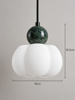 Marble and Sculpted Shade Pendant Light — 06_green_cloud