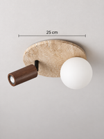 Travertine Globe and Wood Spotlight Ceiling Light — 03_dark_dimensions