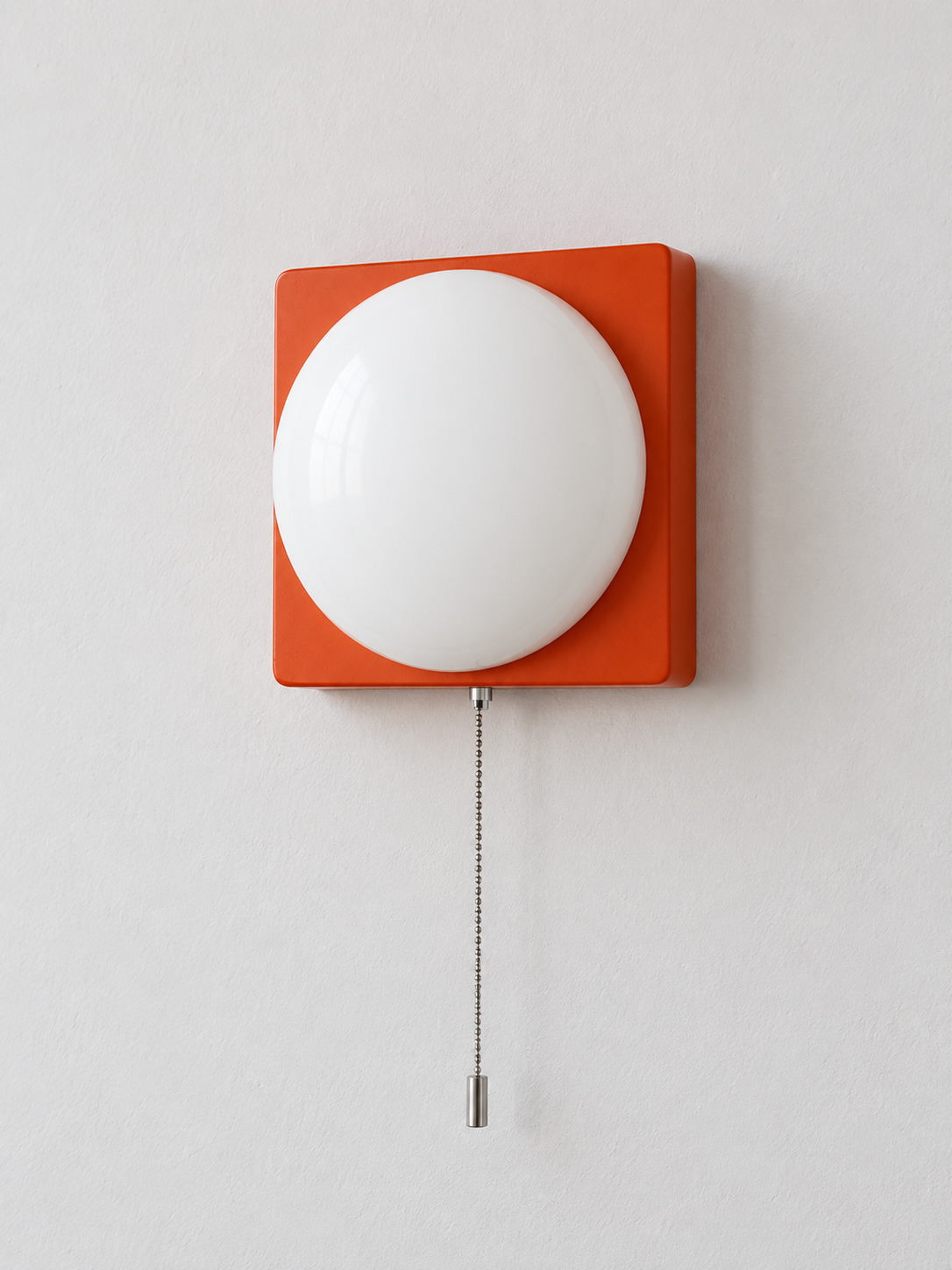 Square Plate Opal Dome Wall Light — product view