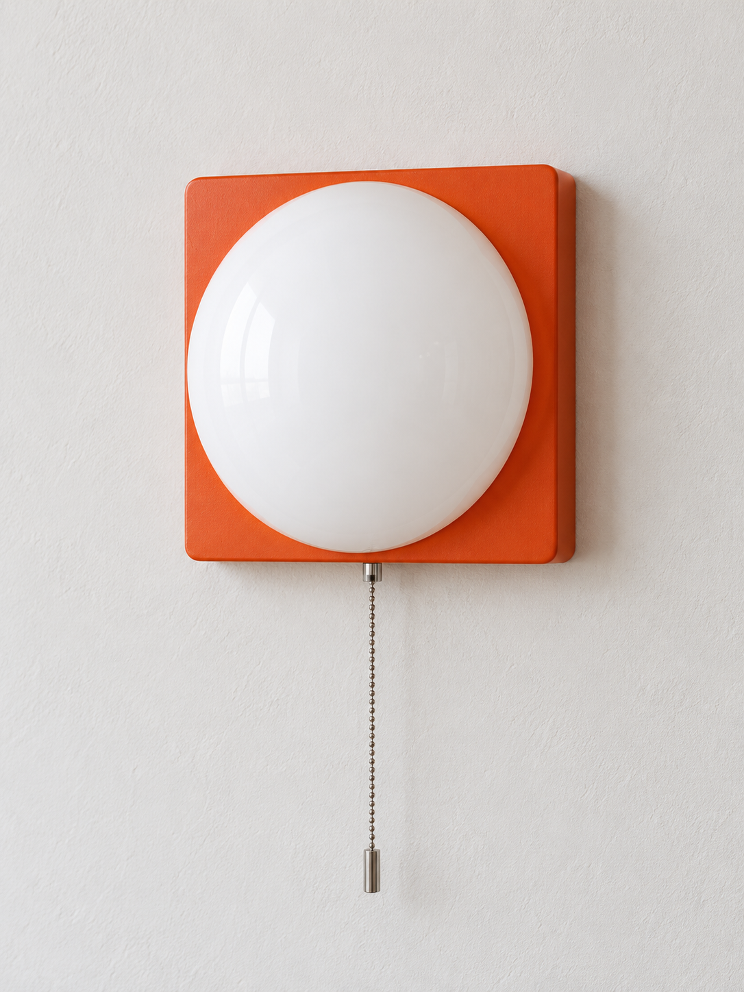 Square Plate Opal Dome Wall Light — product view