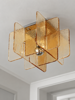 Intersecting Textured Glass Ceiling and Wall Light — product view