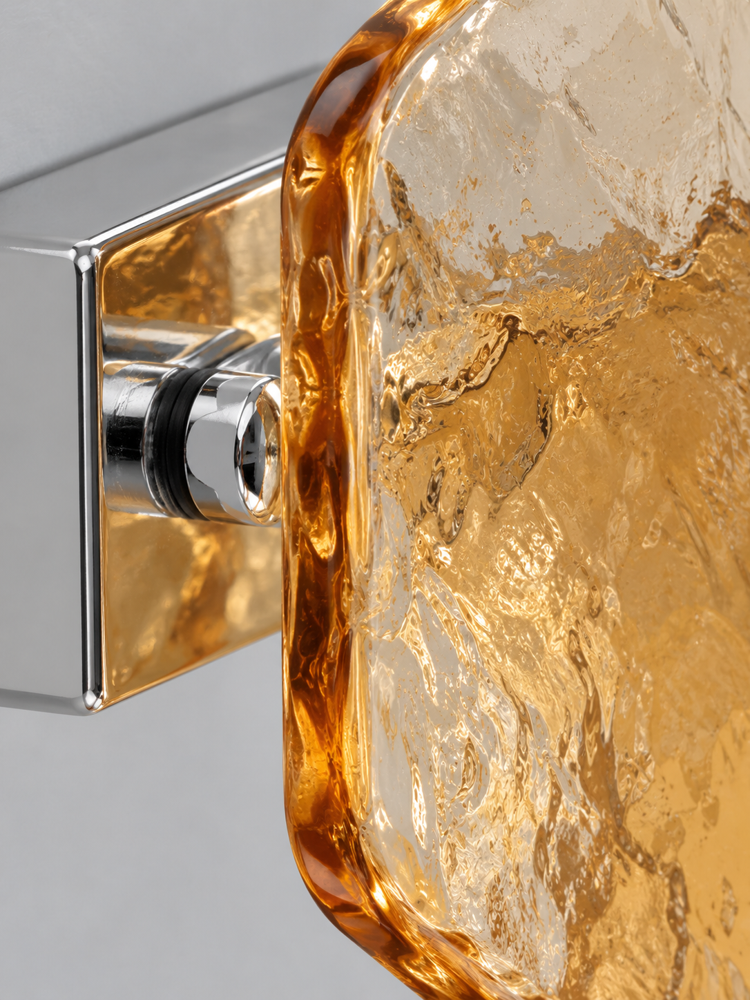 Intersecting Textured Glass Ceiling and Wall Light — product view