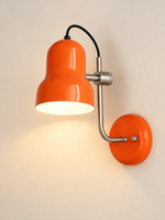 Adjustable Bell Reading Wall Light - Orange