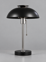 Colorful Dome Table Lamp with Chrome Stem — product view