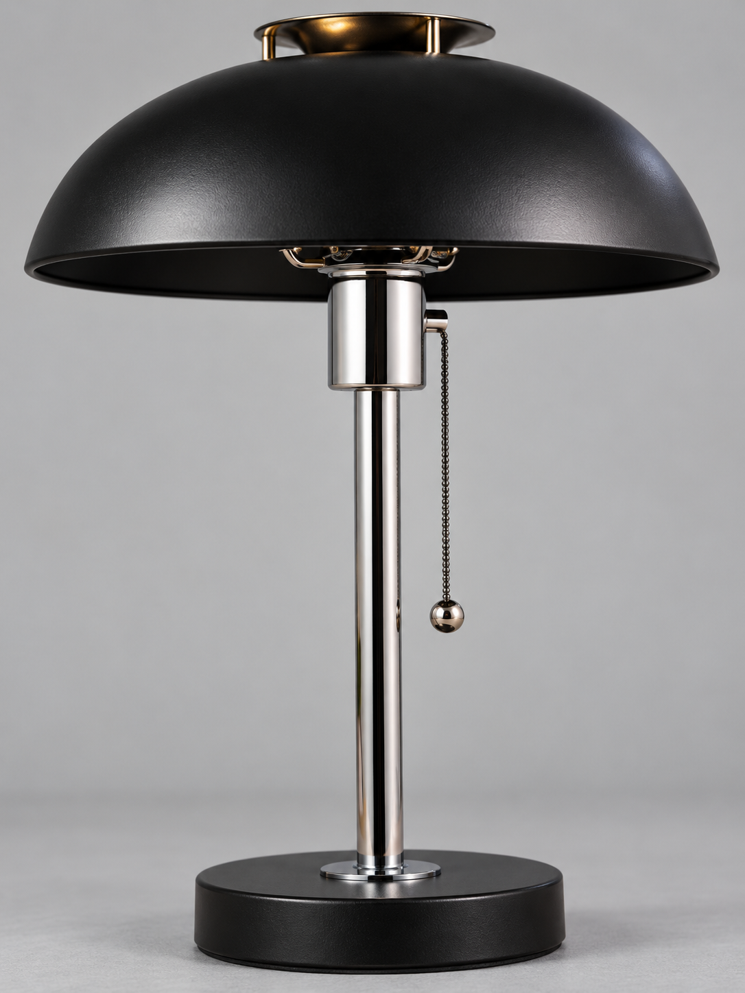 Colorful Dome Table Lamp with Chrome Stem — product view