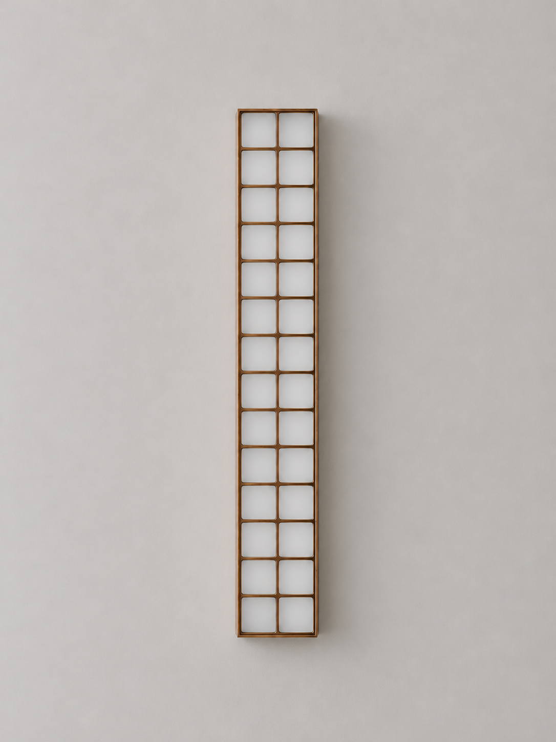Copper Grid Wall Light MB4549, shown unlit – image 4