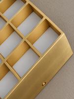Copper Grid Wall Light MB4549, shown unlit – image 5