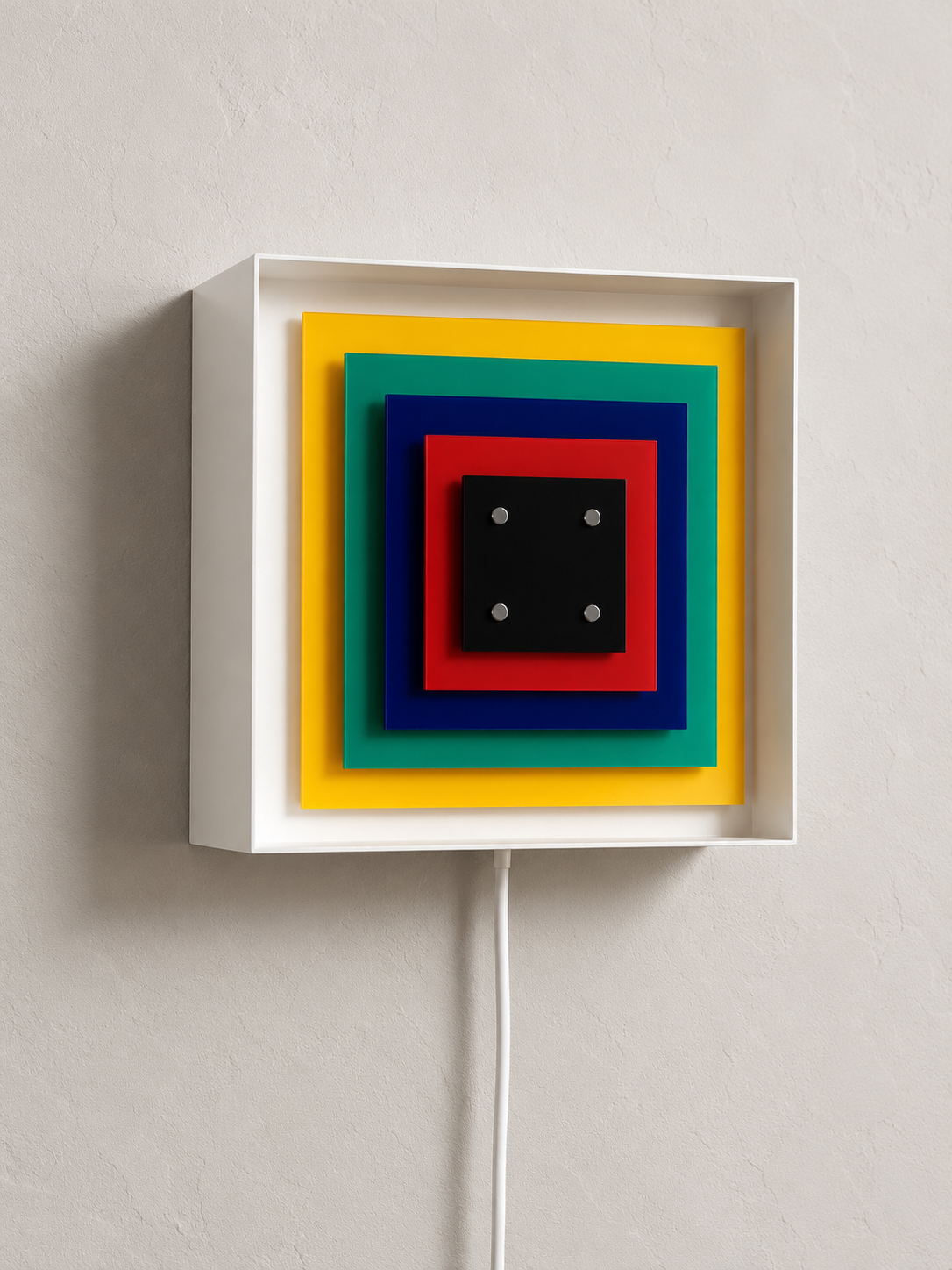 Multicolor Pixel Square Wall Light — product view