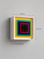 Multicolor Pixel Square Wall Light — product view