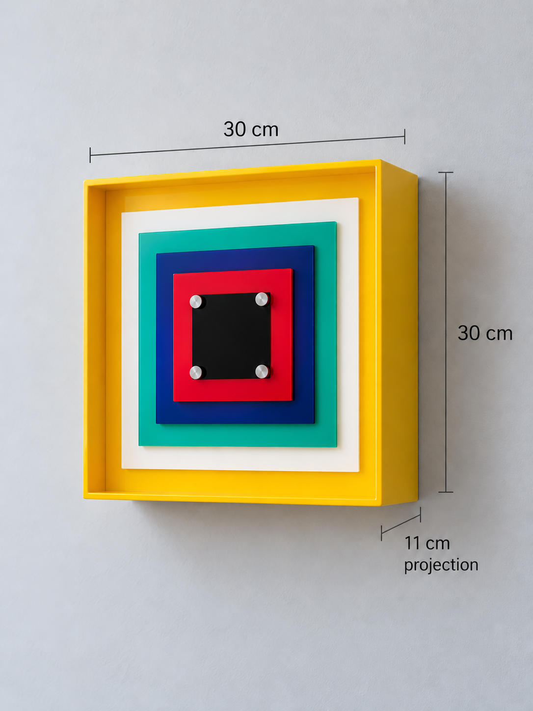 Multicolor Pixel Square Wall Light — product view