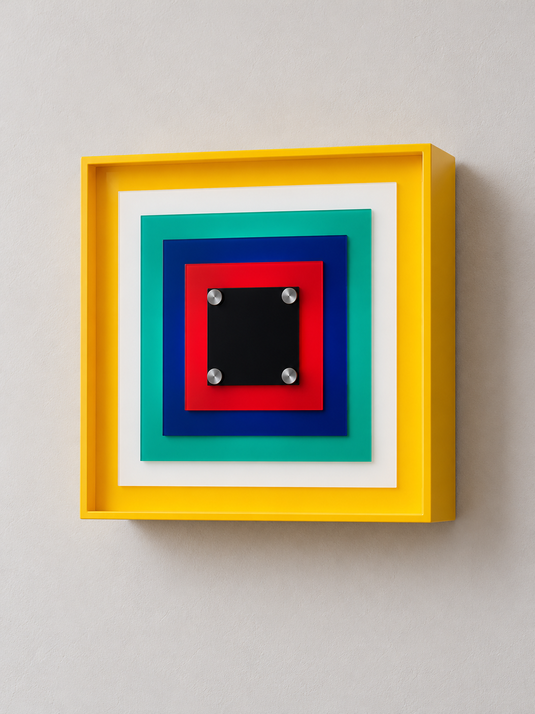 Multicolor Pixel Square Wall Light — product view
