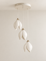 Ceramic Magnolia Bud Pendant Light — product view