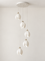 Ceramic Magnolia Bud Pendant Light — product view