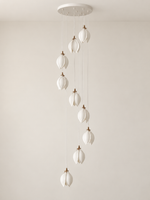 Ceramic Magnolia Bud Pendant Light — product view