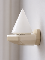 Ceramic Cone Glass Wall Sconce – detail view 4