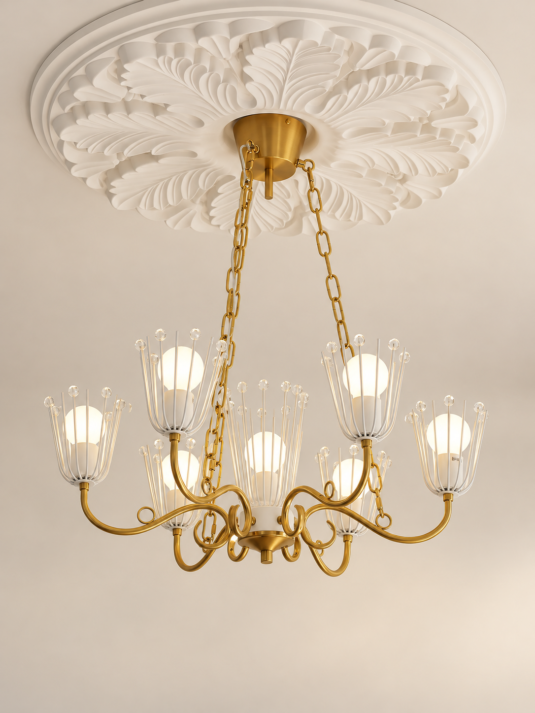 Acrylic Bouquet Seven-Light Chandelier - product view