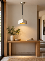 Folded Aluminum Mini Pendant Light - styled room
